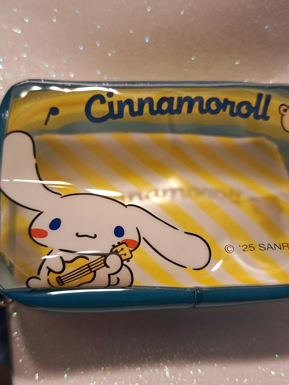 Cinnamoroll Blue & Yellow Vinyl Pouch New